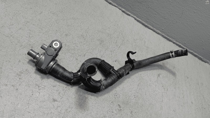Used 2018-2024 Toyota Camry 2.5L Engine Coolant By Pass Hose Pipe Line & Valve OEM
