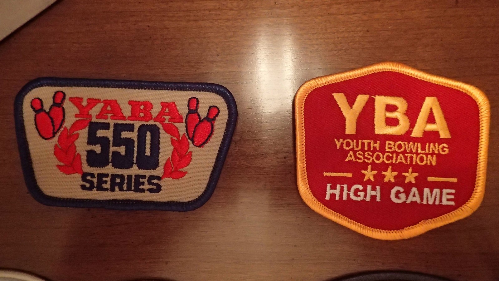 YBA, YABA, USBC Youth Bowling Patches - 150, 175, 200, 225 Game, 500, 550 Series