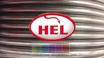 CARBON FZS1000 Fazer 01-05 HEL BRAIDED BRAKE HOSE 2 LINE FRONT RACE SETUP