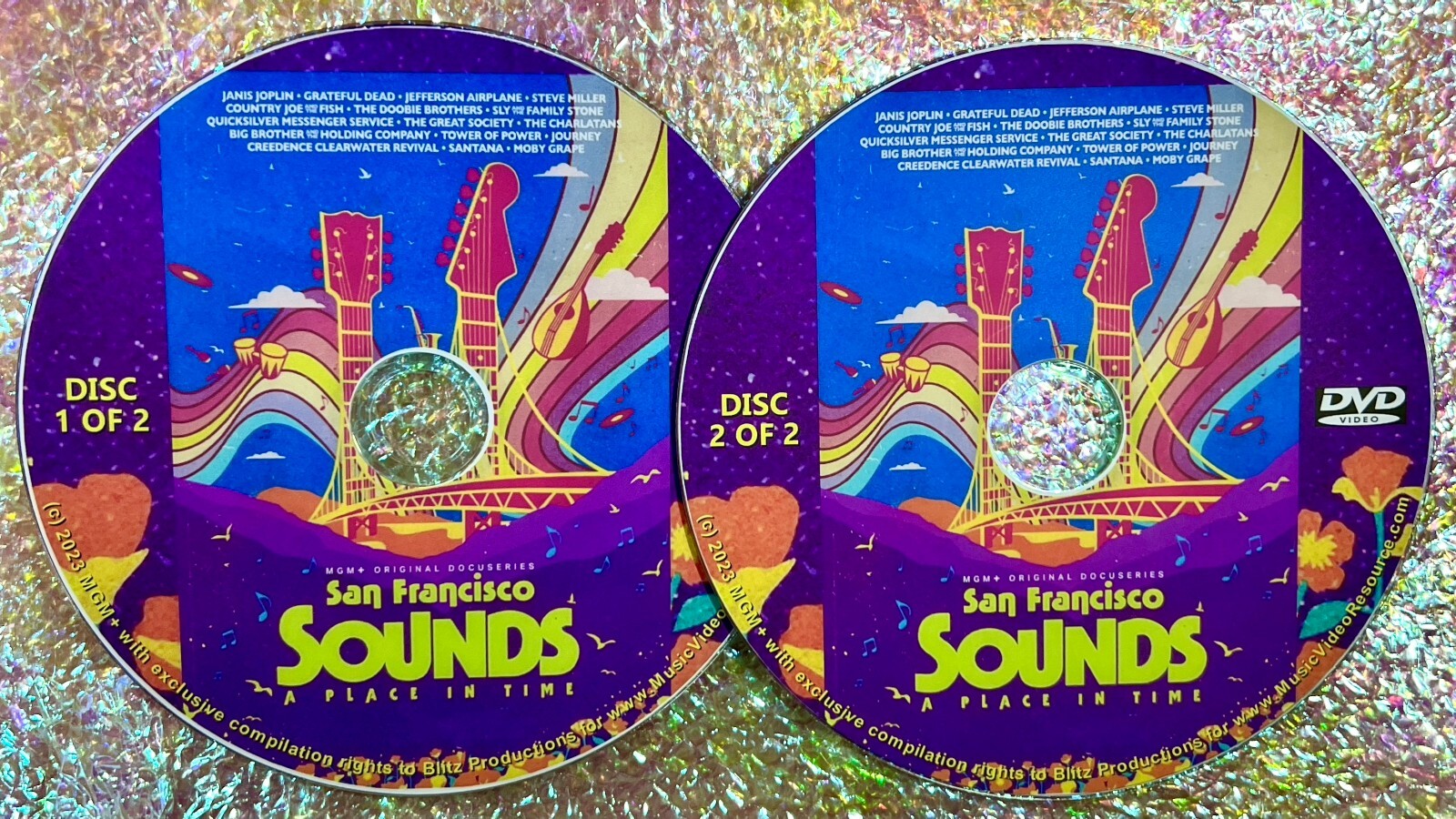 San Francisco SOUNDS A PLACE IN TIME 2 DVD Set Documentary