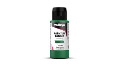 Premium Color Opaque Basic Green 200 ml Acrylic Paint for Airbrushing by Vallejo