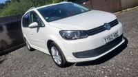 Volkswagen Touran 1.6 se tdi automatic white 98k miles trade in bargain 2012