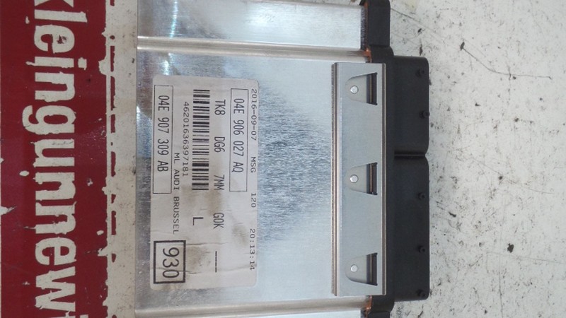 Ordinateur Gestion Injection A1 2016 04e906027aq/04e907309ab/0261s09529