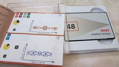 Pfaff Emb Card Creative #48 Pattern Combinations 7570 7560 2140 2170
