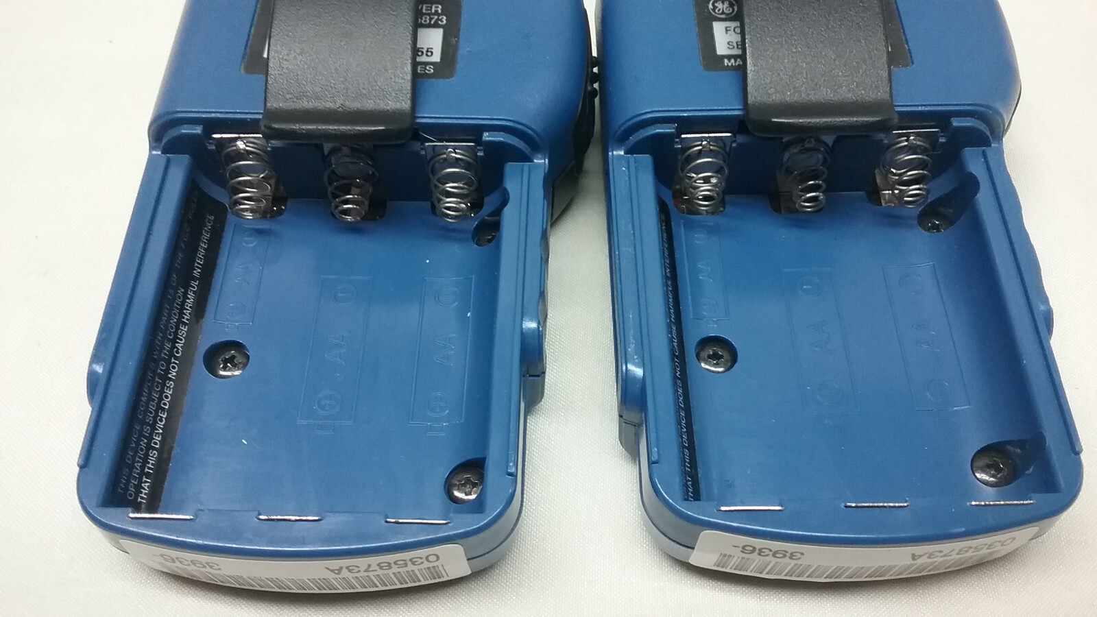 GE Model No. 3-5870 FM Transceiver, Walkie Talkie, 2 Way Radio, Tested & Working