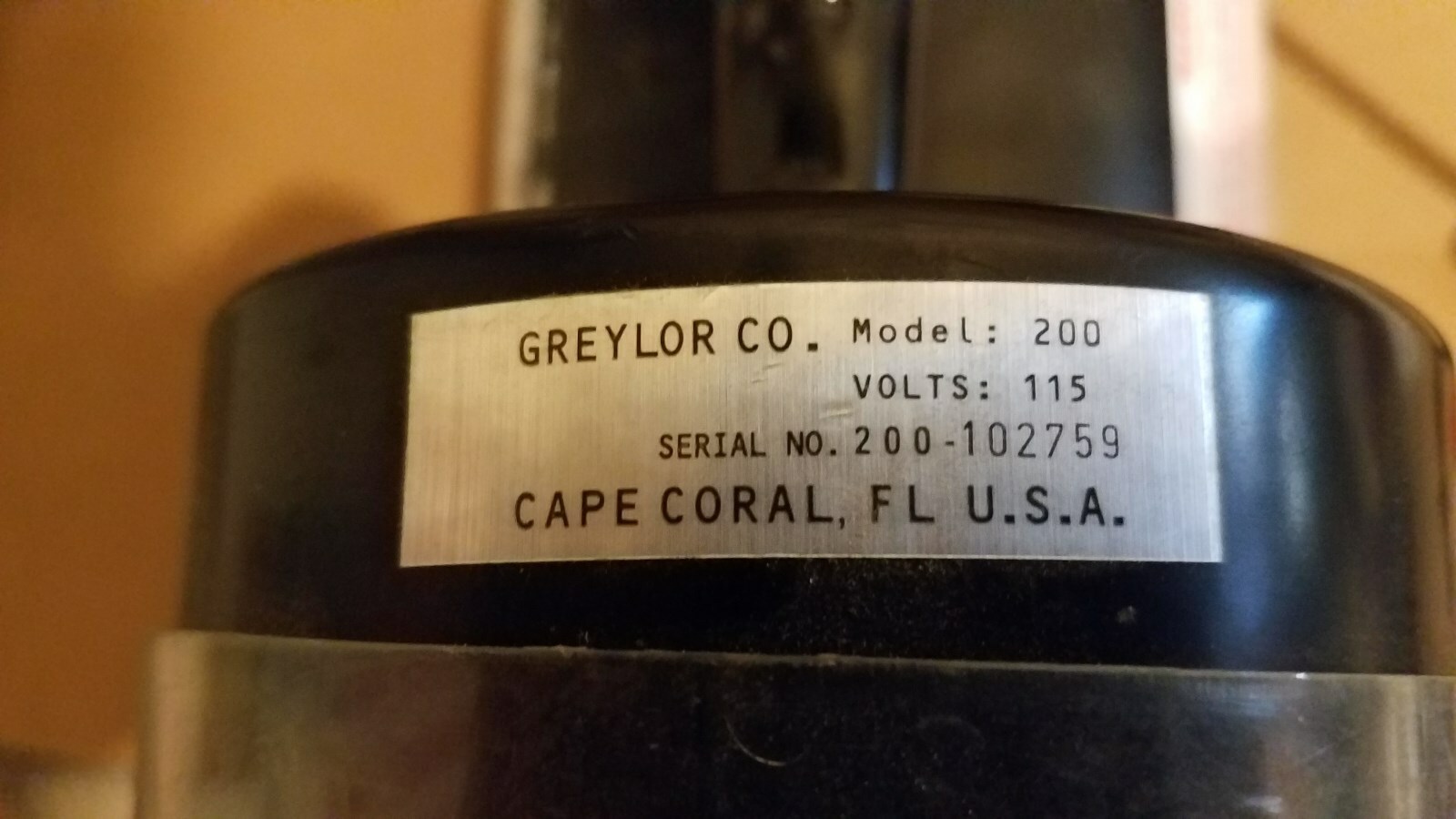 Greylor Model 200 Pump