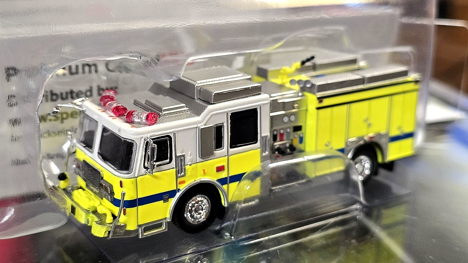 PCX87 1/87 HO 2013 Seagrave Attacker Yellow Undecorated Fire Truck