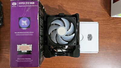 Cooler Master Hyper 212 RGB Black Edition *Read Desc*