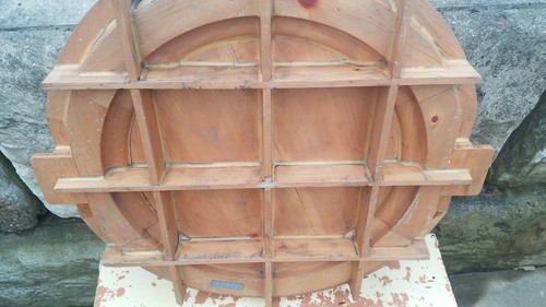 Vintage Wooden Industrial Foundry Mold Pattern Architecture Design Decor Shelf