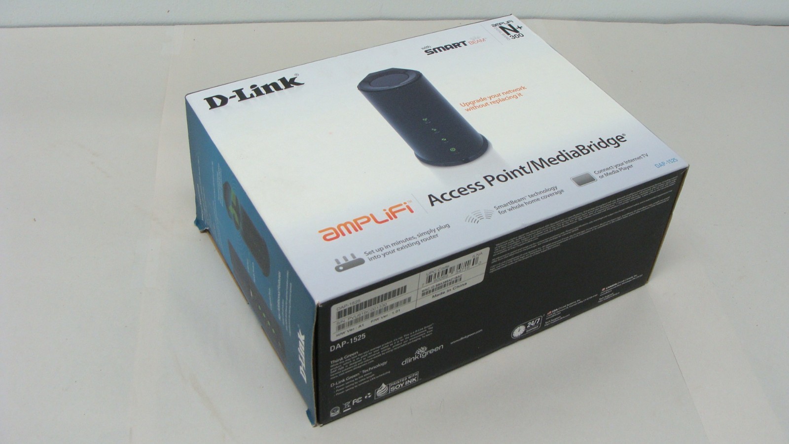 D-Link Amplifi Access Point/MediaBridge WiFi Booster DAP-1525 NEW NOS