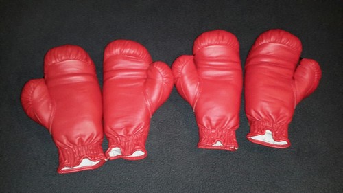 2 Pairs Of Everlast Traditional Boxing Gloves - 14oz.