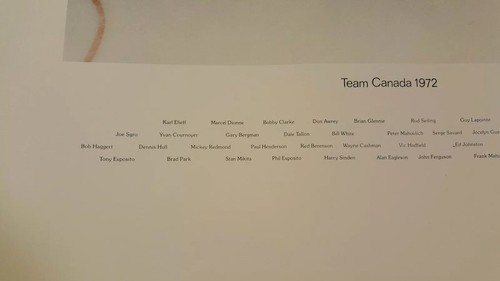 1972 Team Canada Group Picture Souvenir Poster 20x16 Inches Unframed