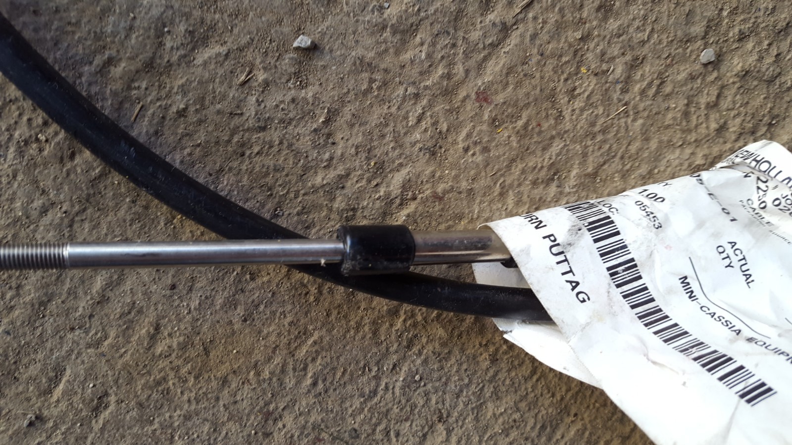 New Holland Part #612250 cable assembly