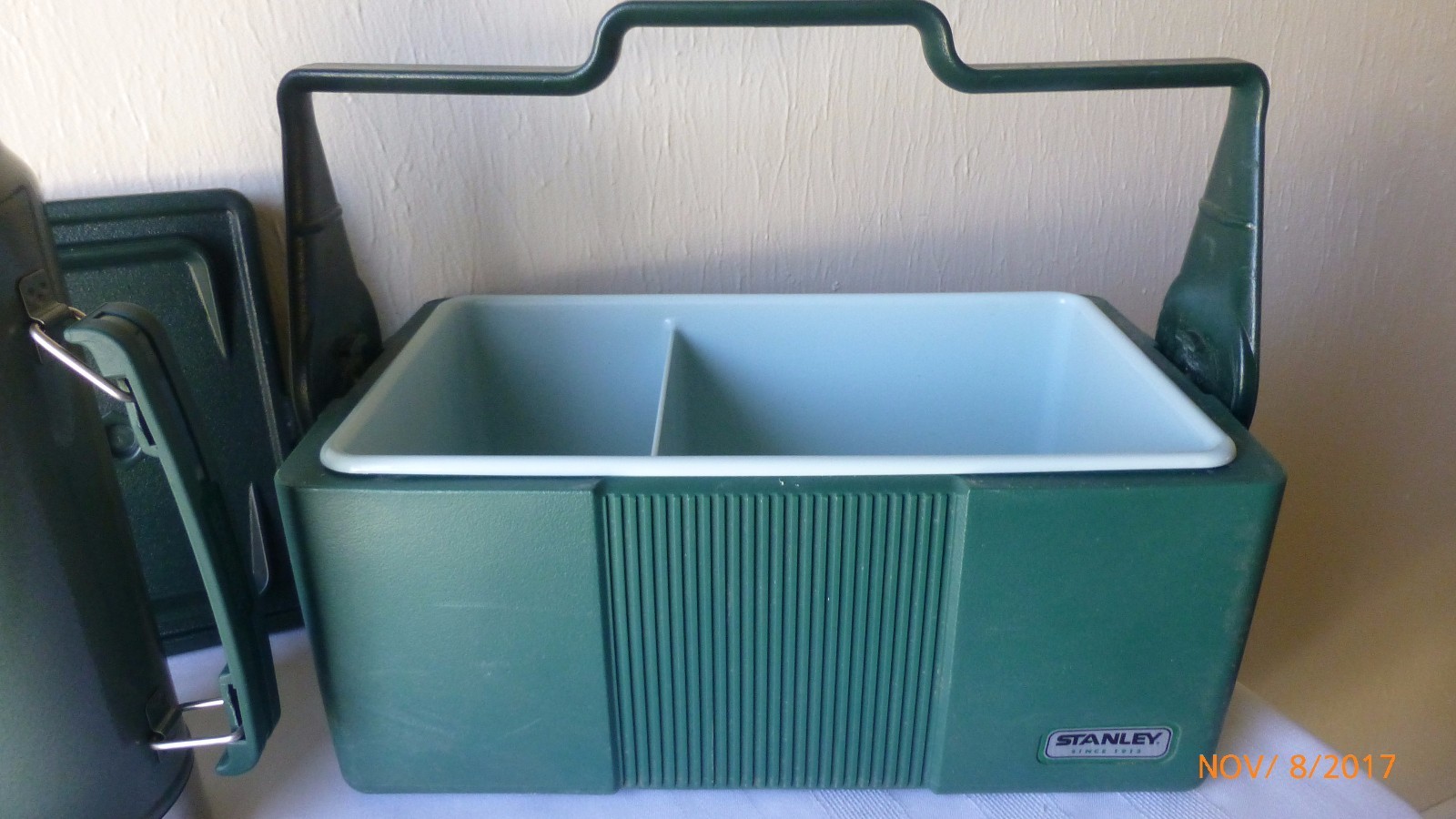 Vintage Aladdin Stanley Lunchbox Cooler & Thermos Combo Set Collectible