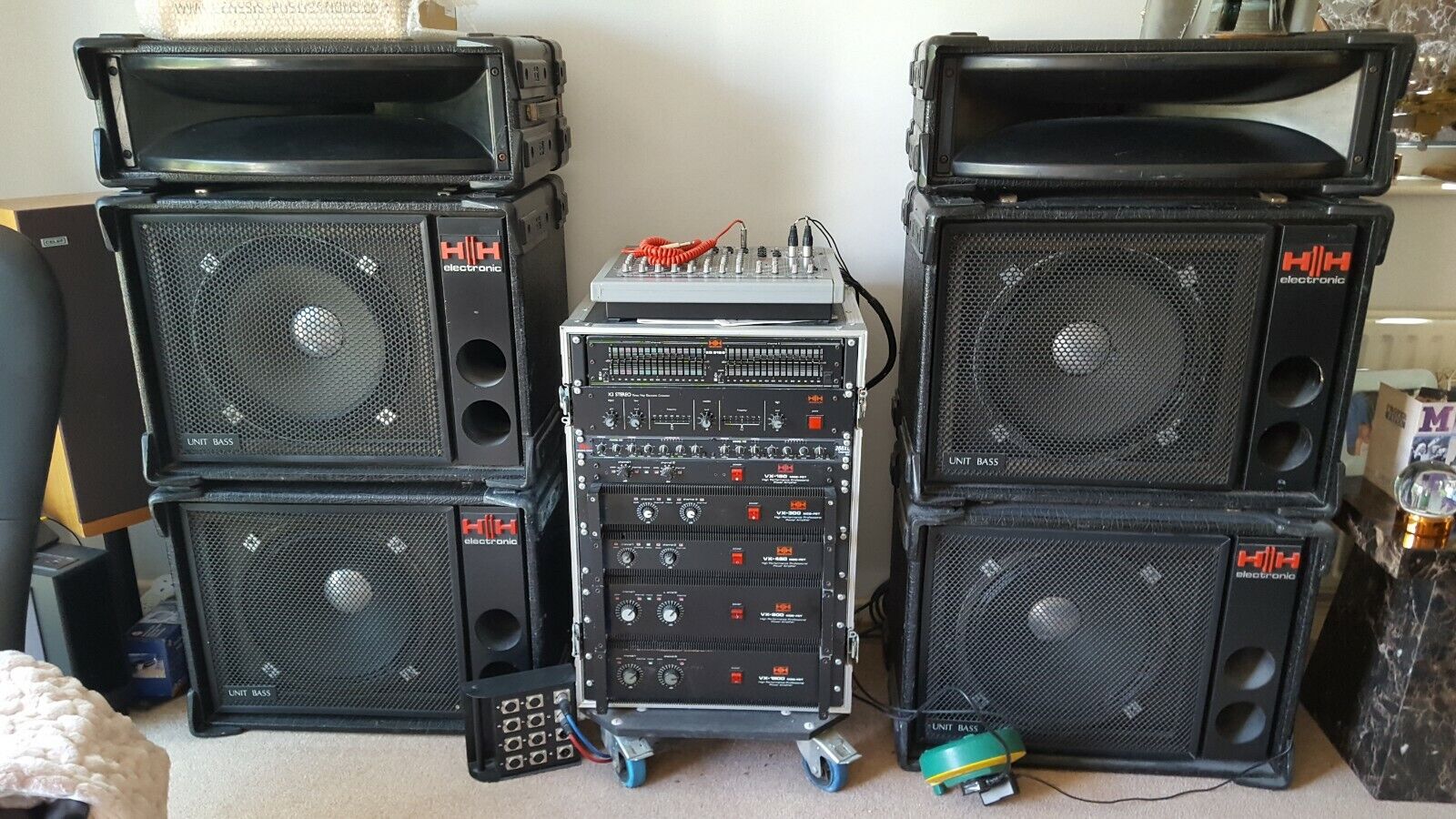 HH PA System - HH Unit Base / Pro 100 and 150 Speakers, HH VX Amps - Classic Sound