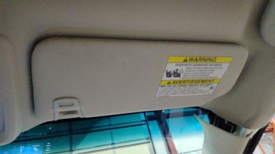15-25 Subaru Legacy Right Passenger Sun Visor Assembly (Ivory Cloth P50)