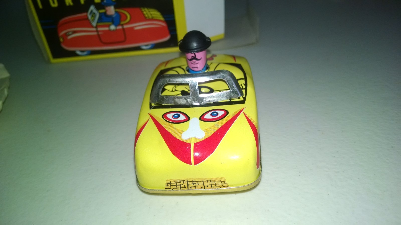 1993 TORPE AUTO TIN TOY MADE IN HUNGARY NEVER USED IN ORIGINAL BOX ESTATE~~