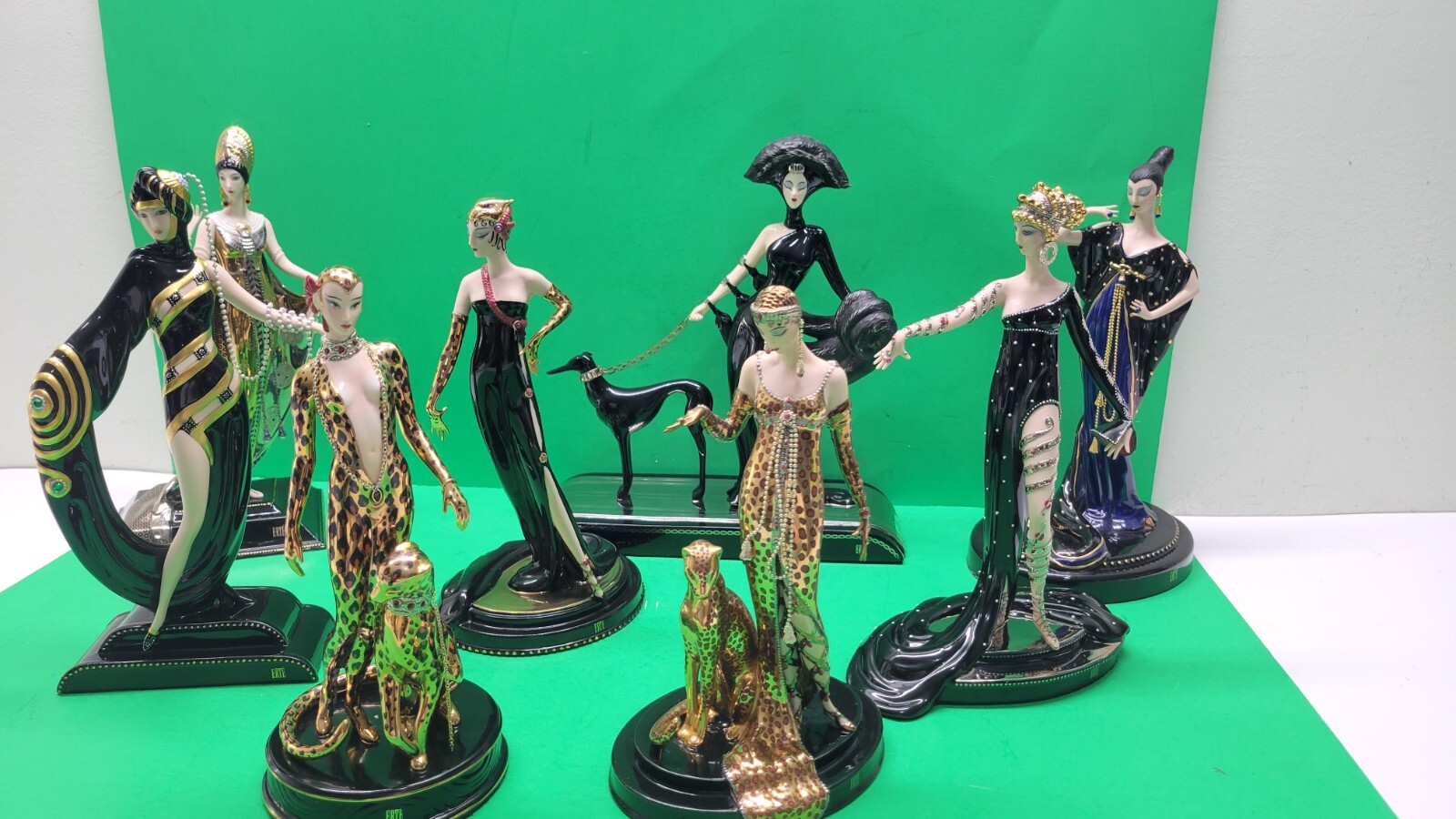 Franklin Mint House of Erte Erté エルテ 美女と野獣 プレート