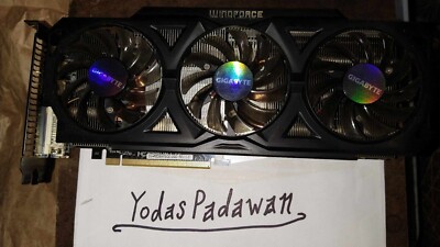 GIGABYTE R9 280 WindForce 3X OC 3GB GDDR5 Graphics Card, GV-R928WF3OC-3GD