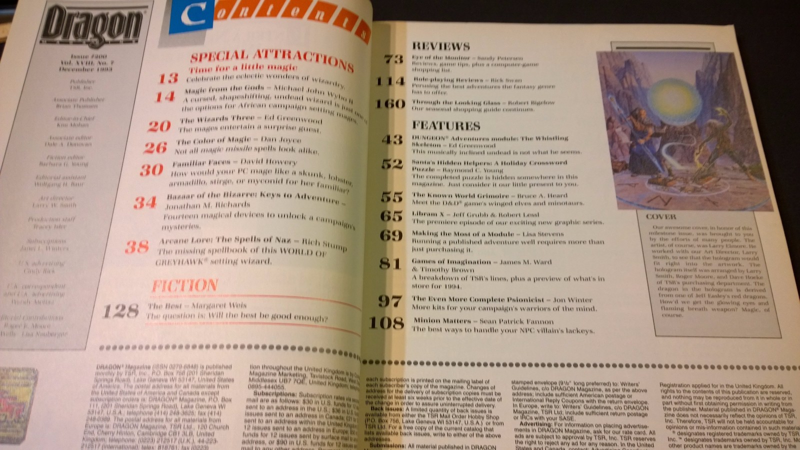 Dragon Magazine #200 oop special collectors issue