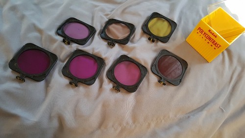 Kodak Polycontrast Filter Kit Model A Cat. # 153 8032 in Original Box