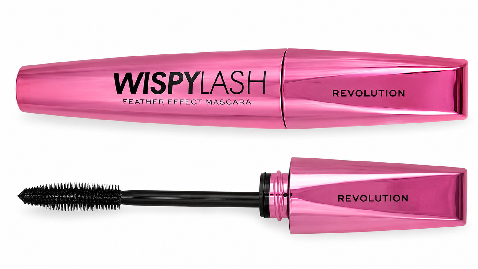Revolution WISPYLASH Feather Effect Mascara Black Volumising Lengthening Lash