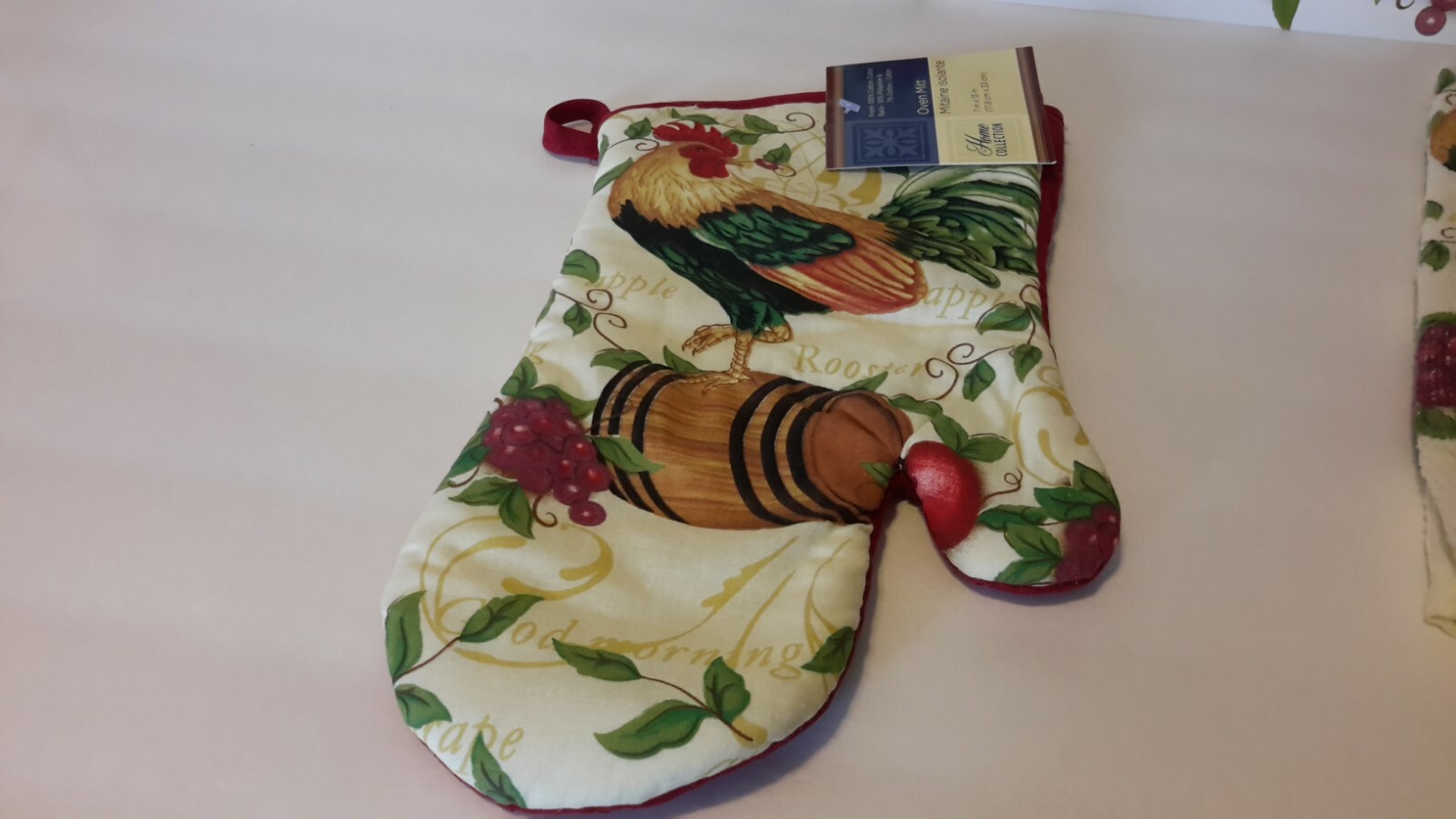 Rooster Fruit Kitchen Pot Holders Set of 5