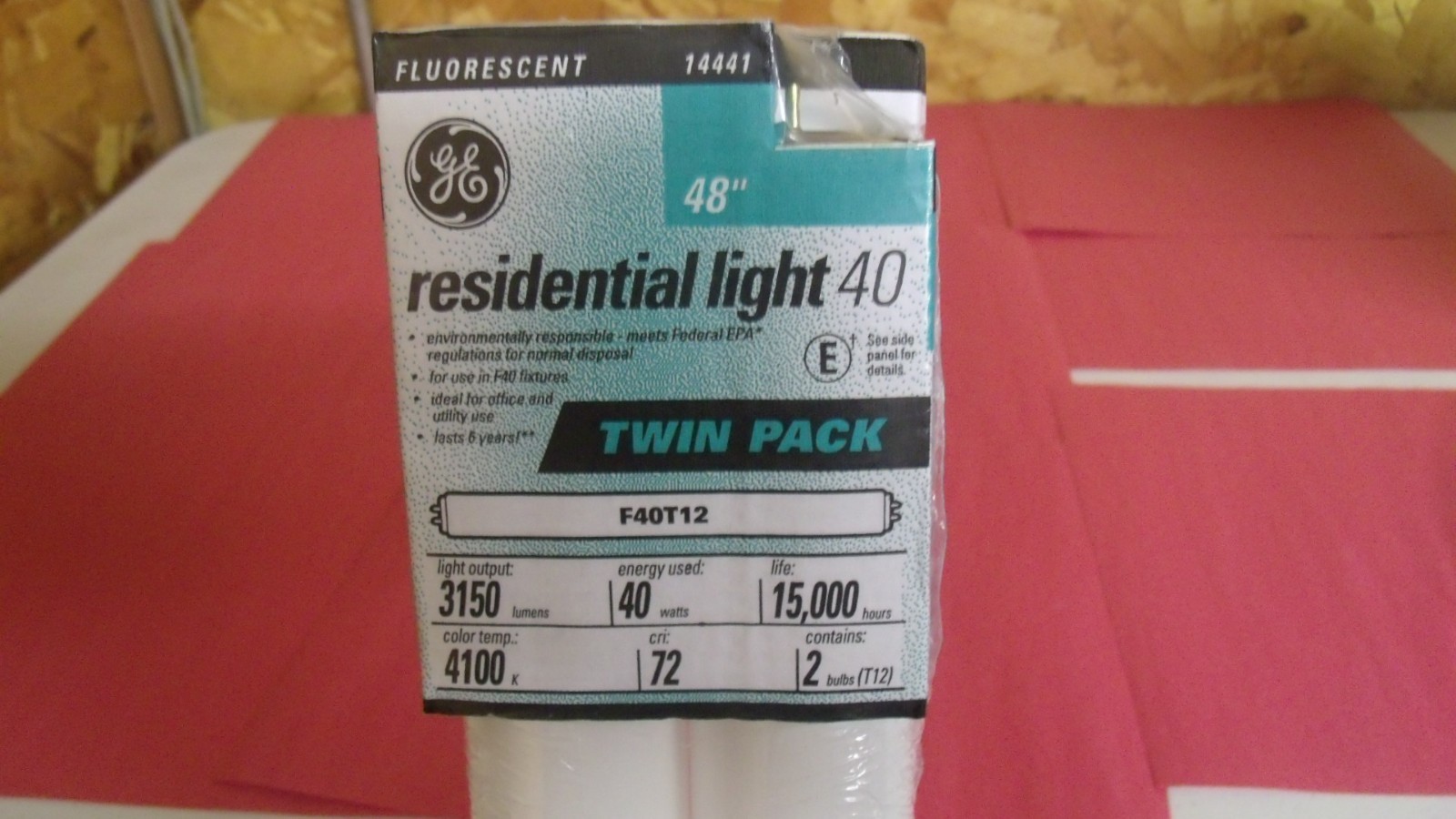 GE Fluorescent Bulbs 40 Watt 48
