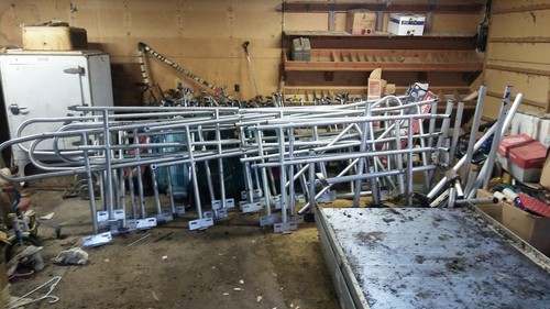 Over 60' of TJRampit Aluminum Handicap Wheelchair Ramp with Railings