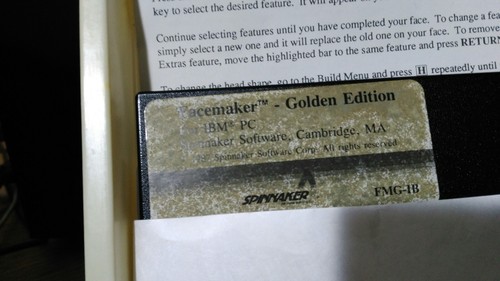 Facemaker Alphabet Zoo IBM PCJR APPLE 64K 5.25