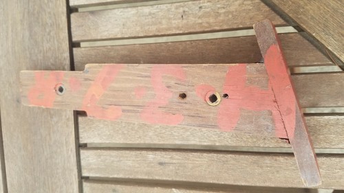 Vintage Wooden Foundry Mold Pattern Architecture Design Decor