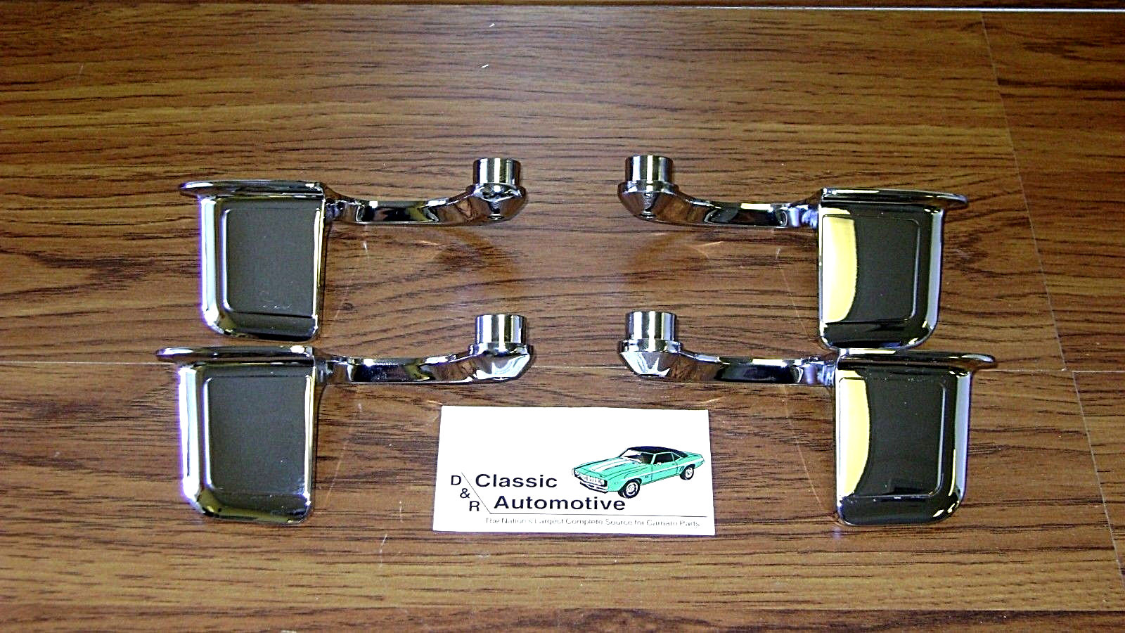 Door Handle Set 4-door Inside Chrome 59-67 Impala Cutlass Skylark Bonneville GP