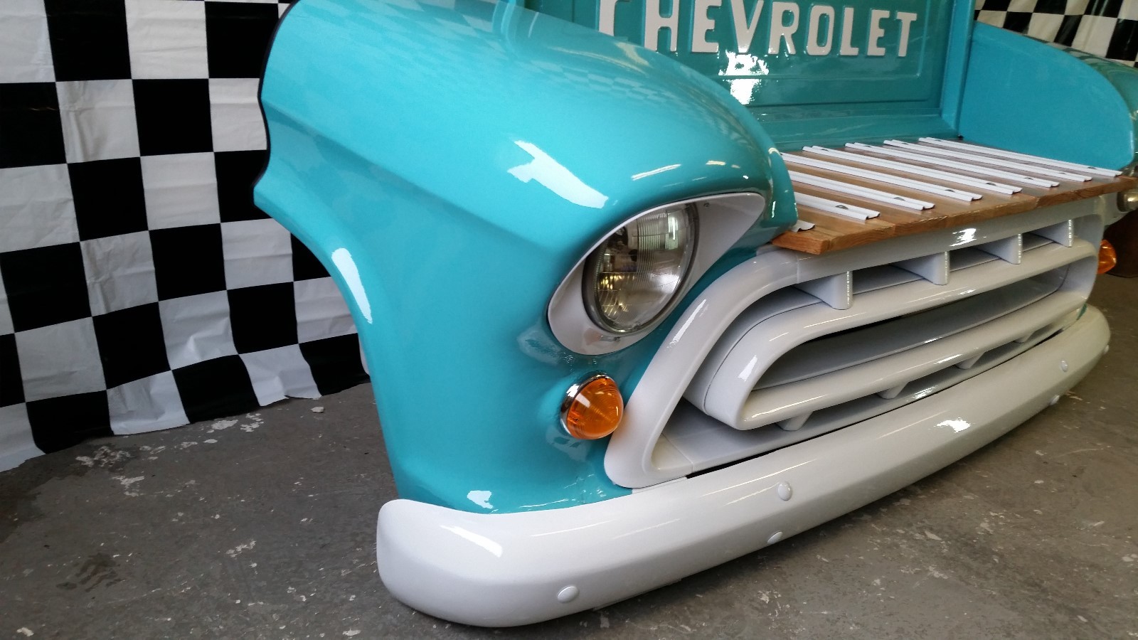 1957 Chevrolet truck bench