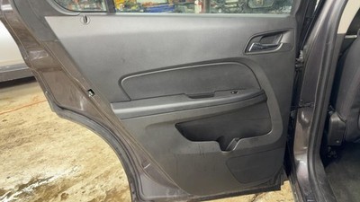 Used Left Rear Door Trim Panel fits: 2013 Chevrolet Equinox Black Grade A