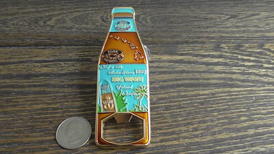 USN Kona Big Wave Aloha Since 1893 Island Chiefs Fav CPO Challenge Coin #781W