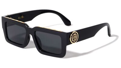 Men Sunglasses Fashion Design Tortoise Black Frame Hip Hop Style Square Shades N