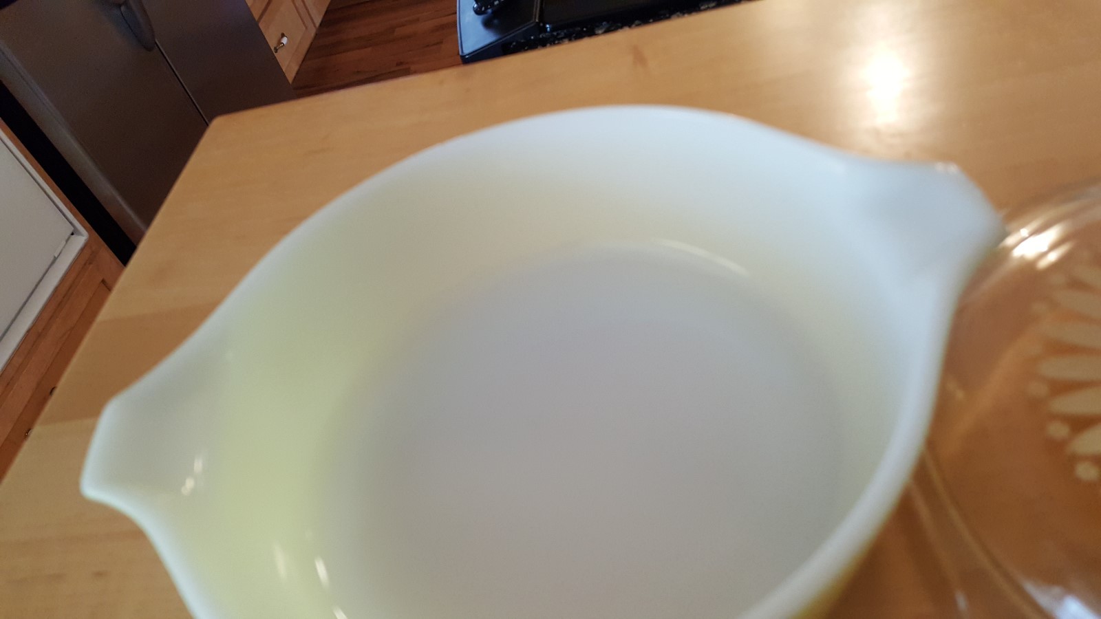 Vintage Pyrex Yellow Orange Sunflower Daisy Casserole Dish w/Lid 1.pt 471