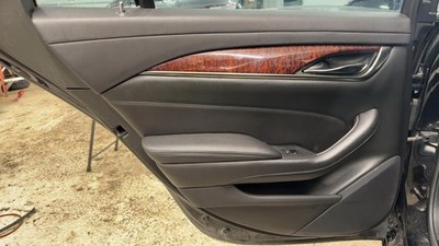 Used Left Rear Door Trim Panel fits: 2014 Cadillac CTS w/Wood Trim w/Light Pkg