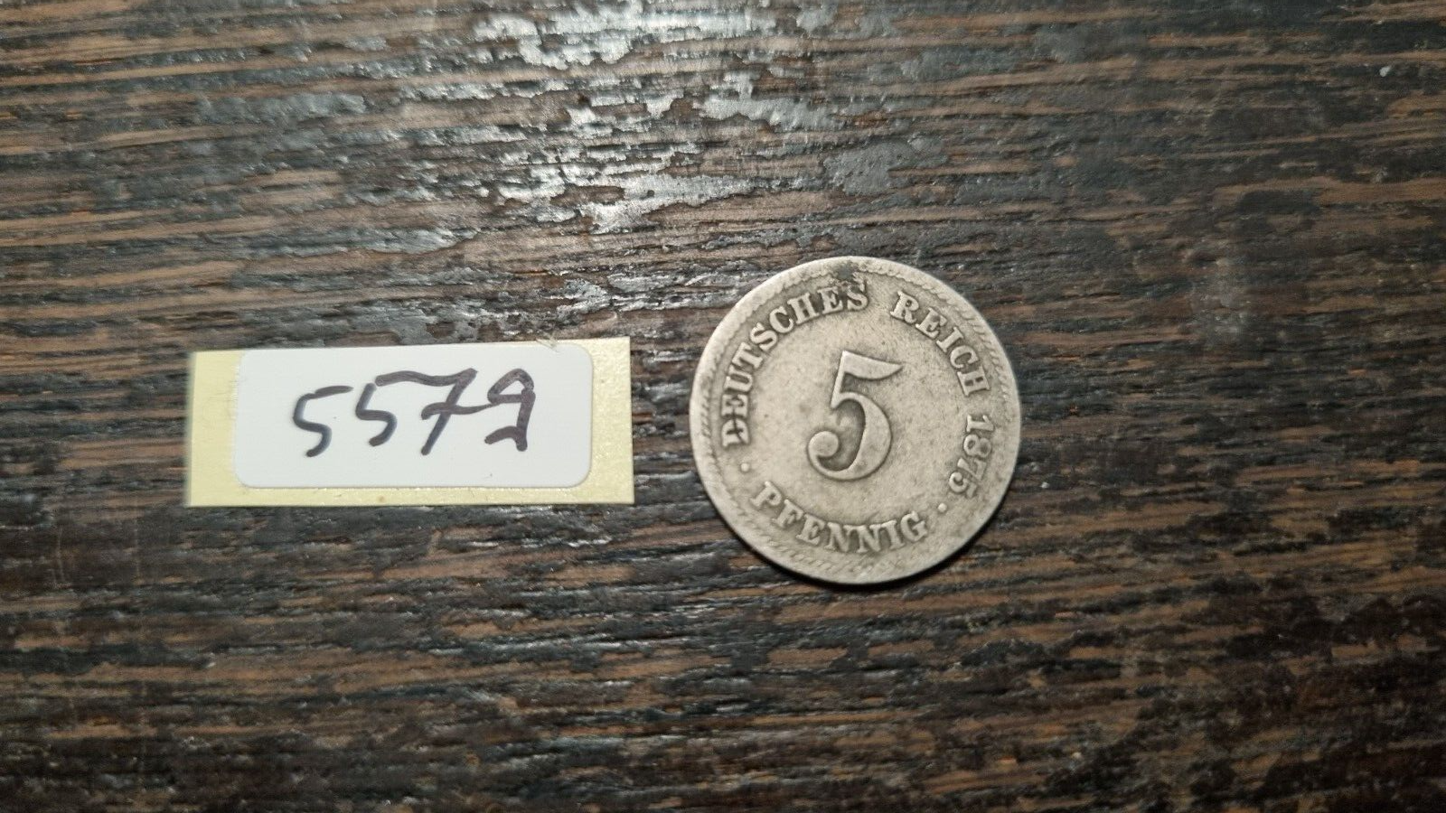 Deutsches Reich 5 Pfennig 1875 J  DR5579