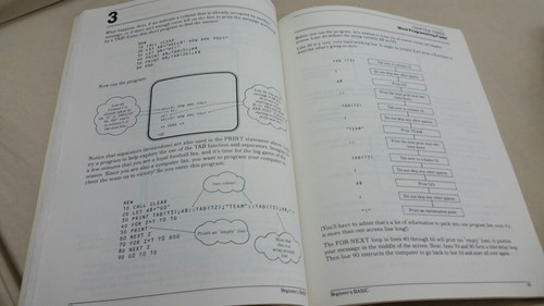 Texas Instruments TI-99/4A Computer Beginner's TI BASIC Language Manual LCB 4180