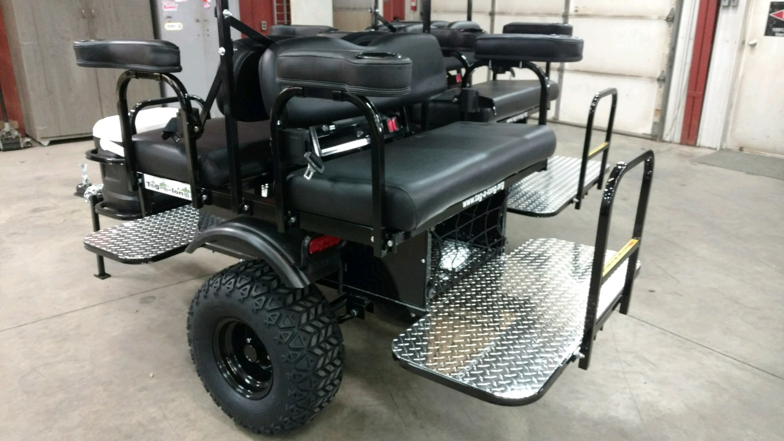 Golf cart UTV  4 seater trailer pull behind  Tag-a-long brand BLACK