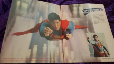 SUPERMAN the MOVIE by MERIT Publications Softcover BOOK 1978 + Press Photos II +