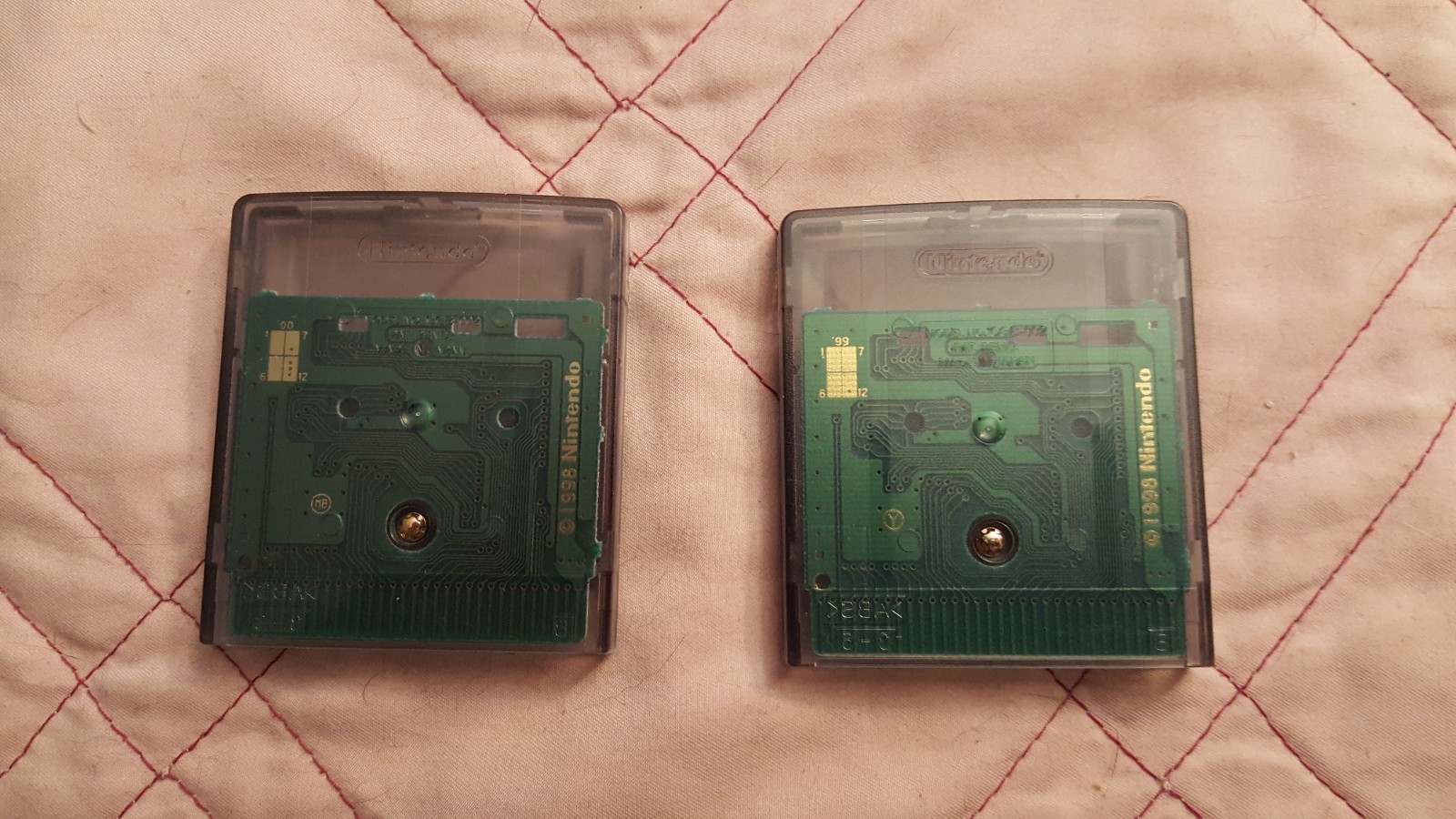 Nintendo Game Boy Color Cartridge Game Lot Knockout Kings ,CyberTiger