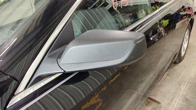 16-25 Chevrolet Malibu Left Driver Door Mirror (Black Textured)
