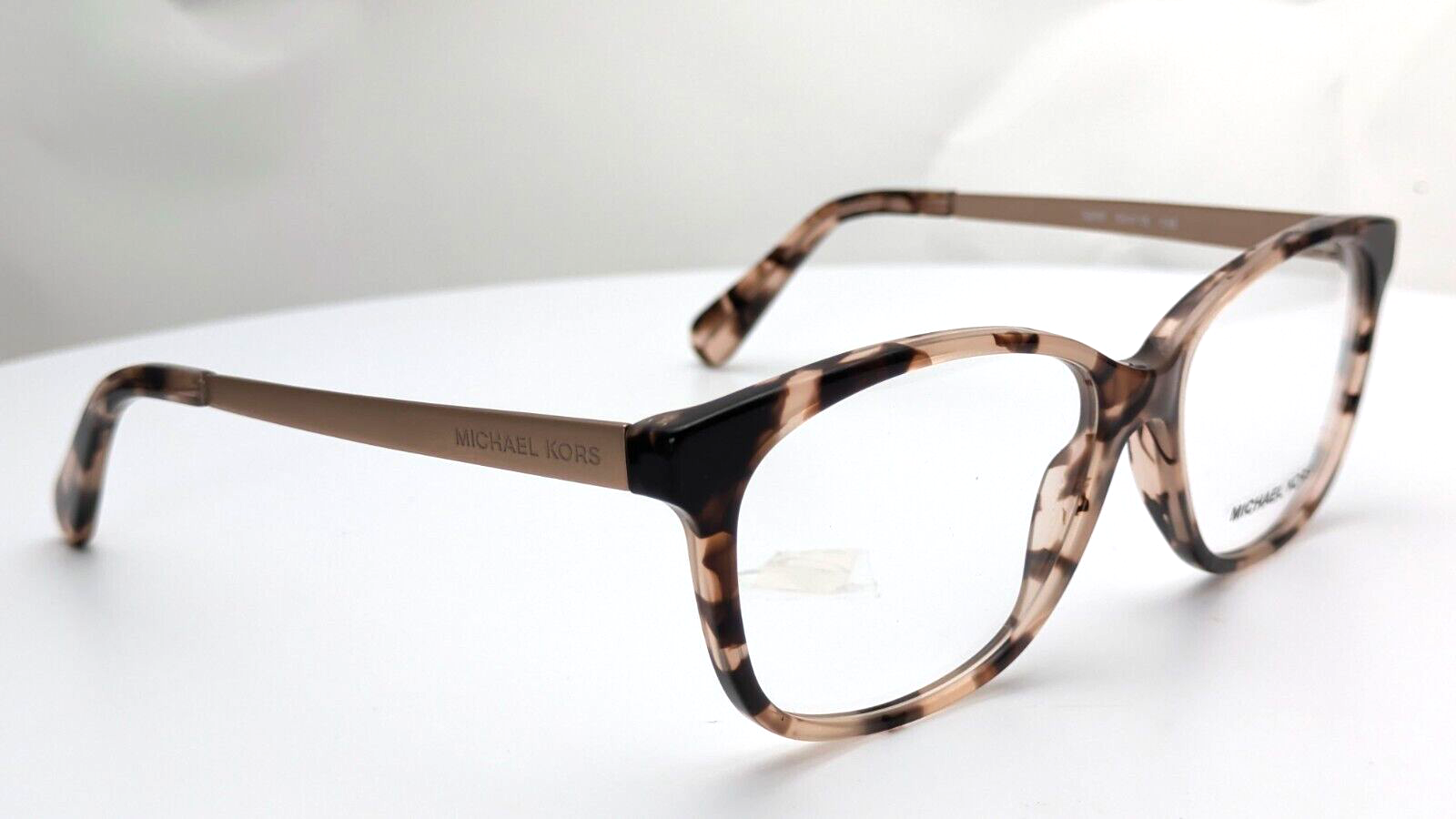 Michael Kors Ambrosine MK4035 3205 Pink Tortoise Rectangle  display picture 2