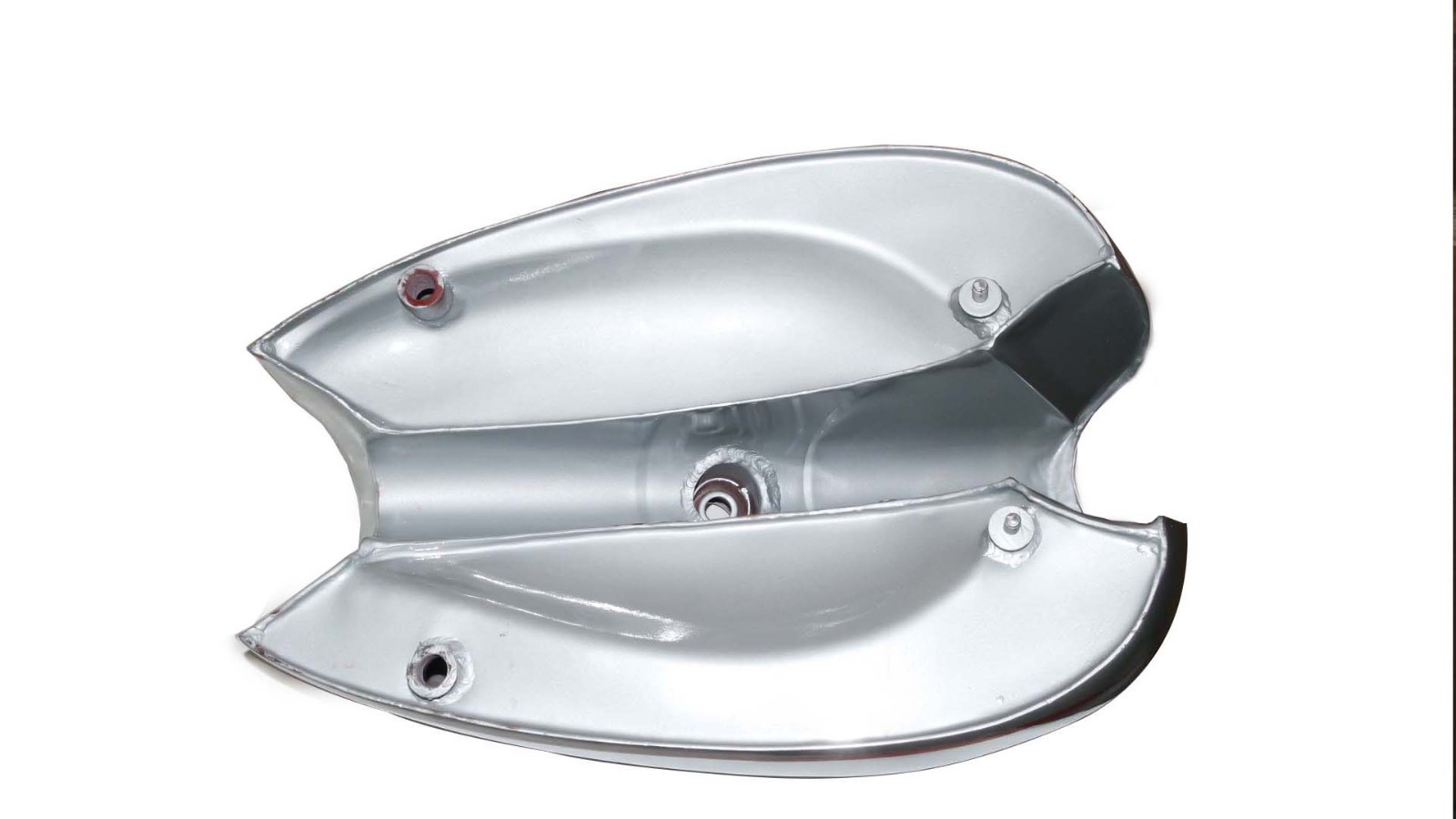 BSA Gold Star B34 A7 Petrol Gas Fuel Tank Chrome Plated & Silver Painted 