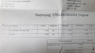 Artikelfoto(s) von einem verifizierten Käufer