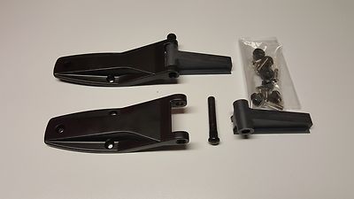 Pair of Glasstite Hinges for a Slide Over Door 8167015