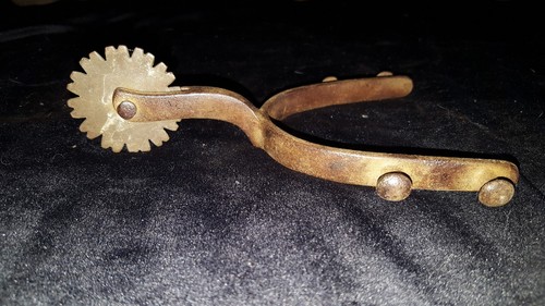 Buermann Single Spurs Many With Straps lot of 10 pc