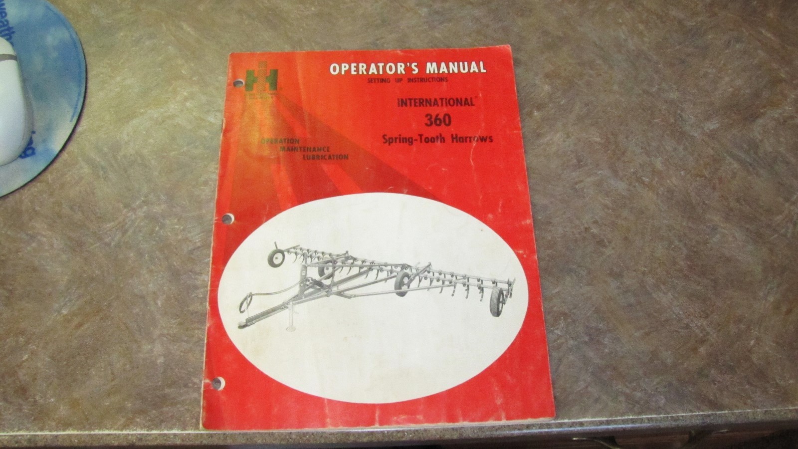VINTAGE INTERNATIONAL HARVESTER 360 Harrow Digger Owner Operator Manual Repai